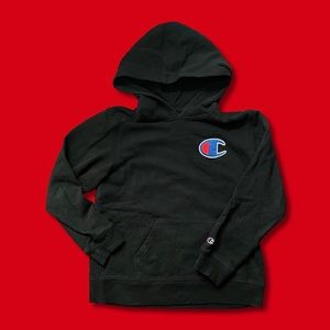 Champion Reverse Weave Big C Black Hoodie